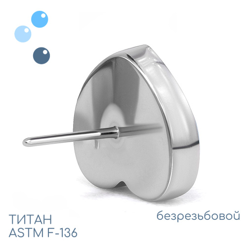 Топ Сердце безрезьбовой фото 2